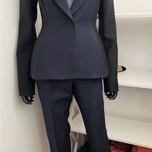 Elegant Black Blazer and Pants Set